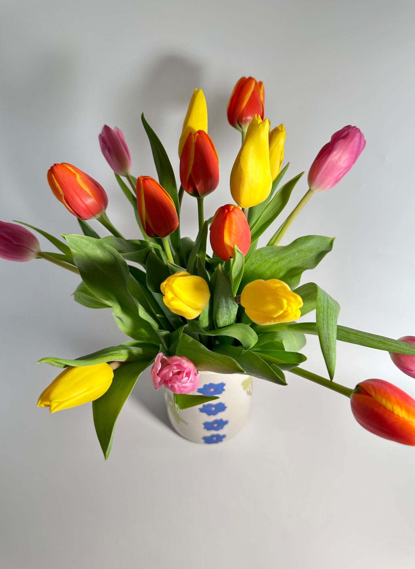 Folk Art Collection Porcelain Vase