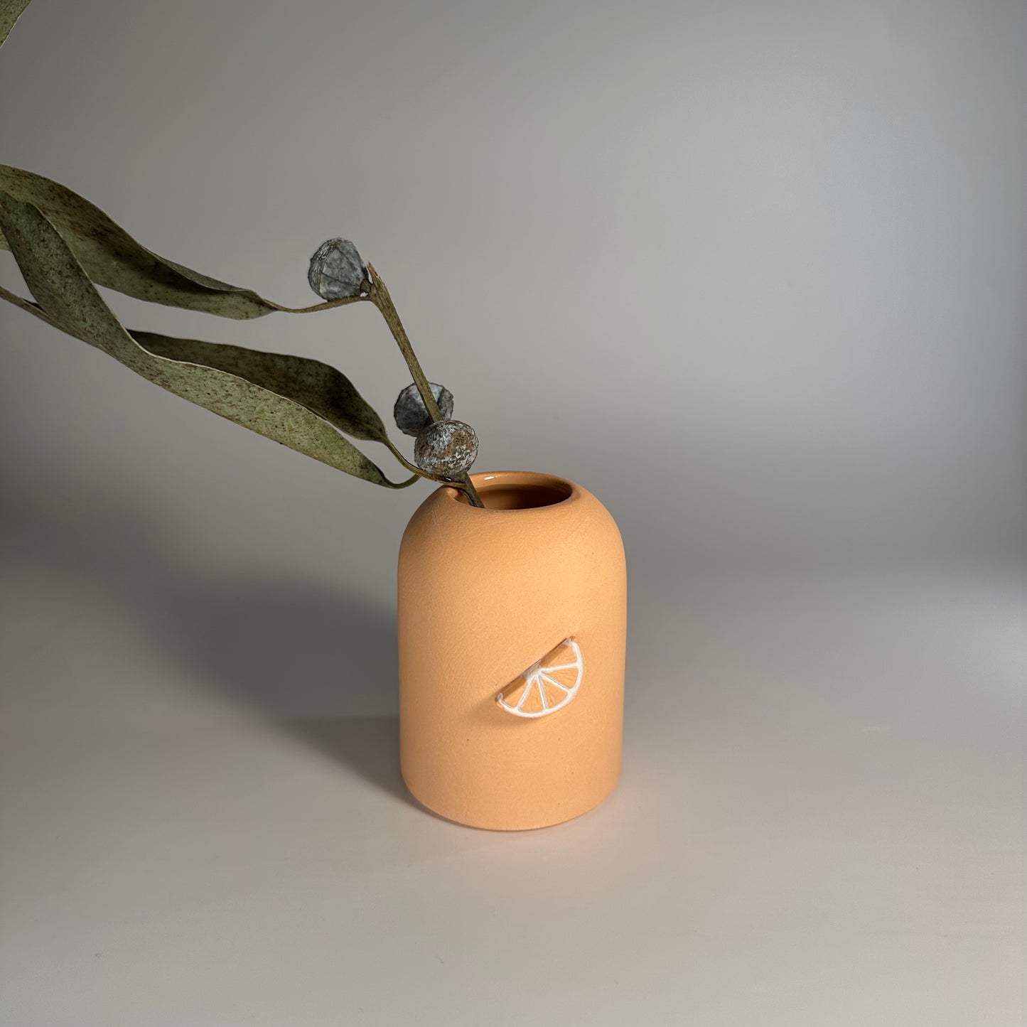 citrus bud vase