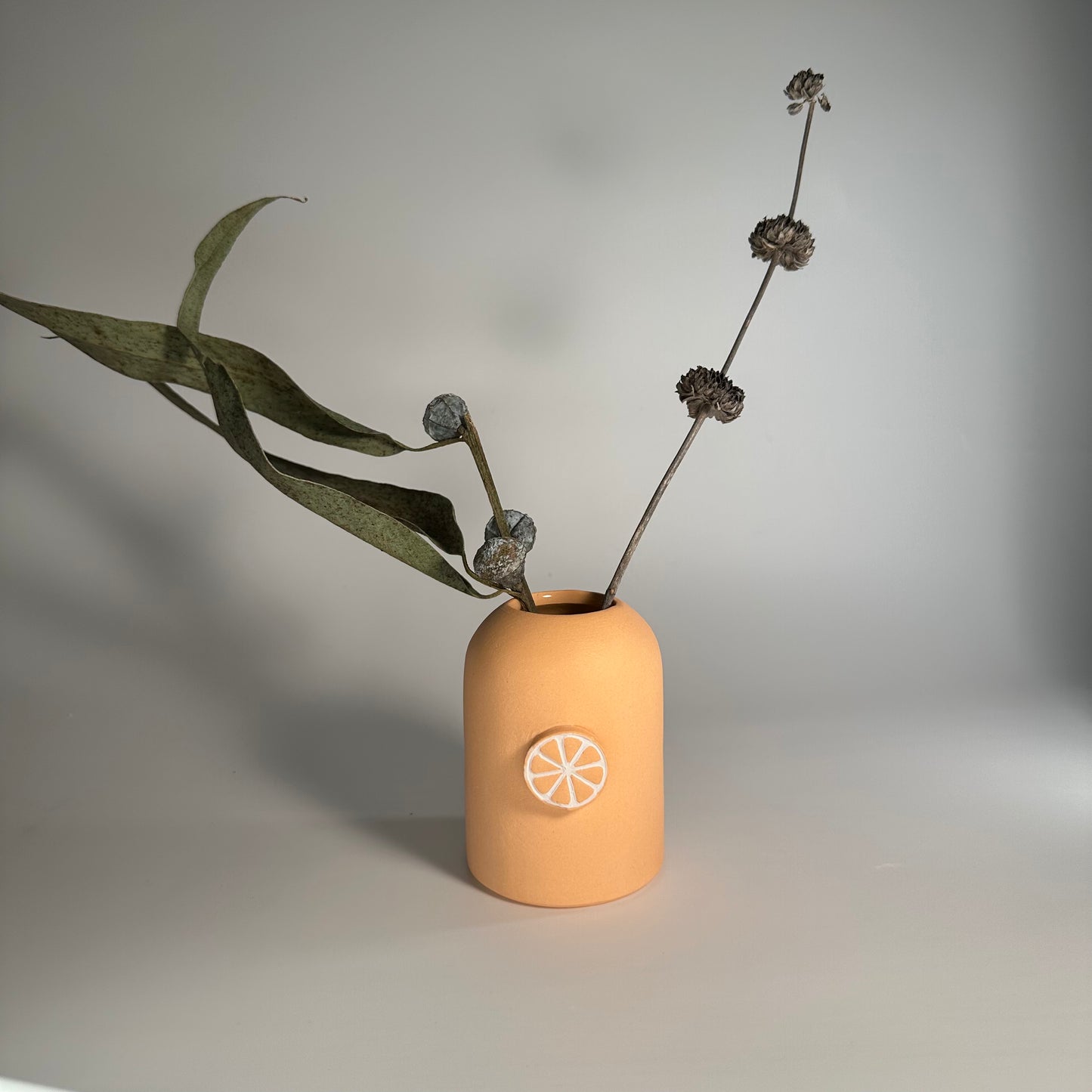 citrus bud vase
