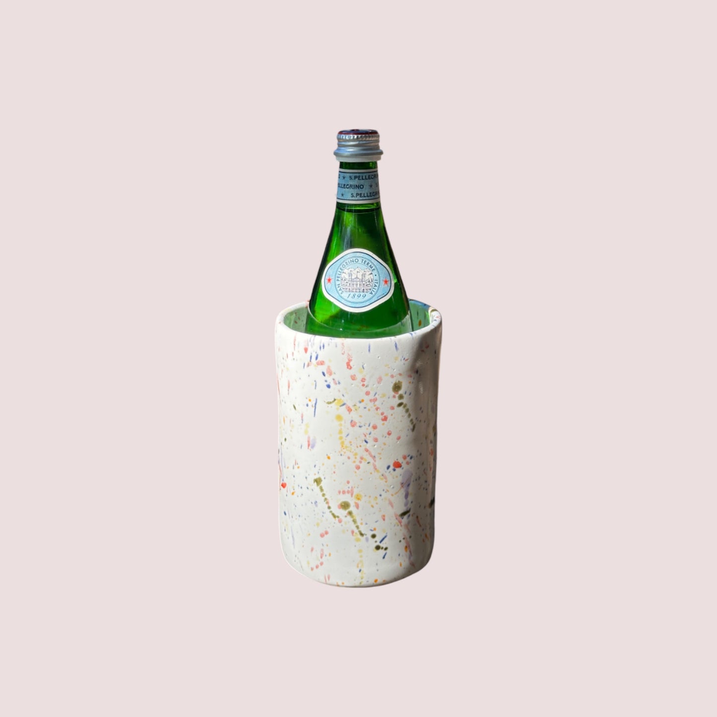 splatter wine chiller, vase, utensil holder