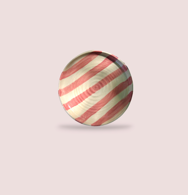 MADE TO ORDER: wheel thrown swirl plates
