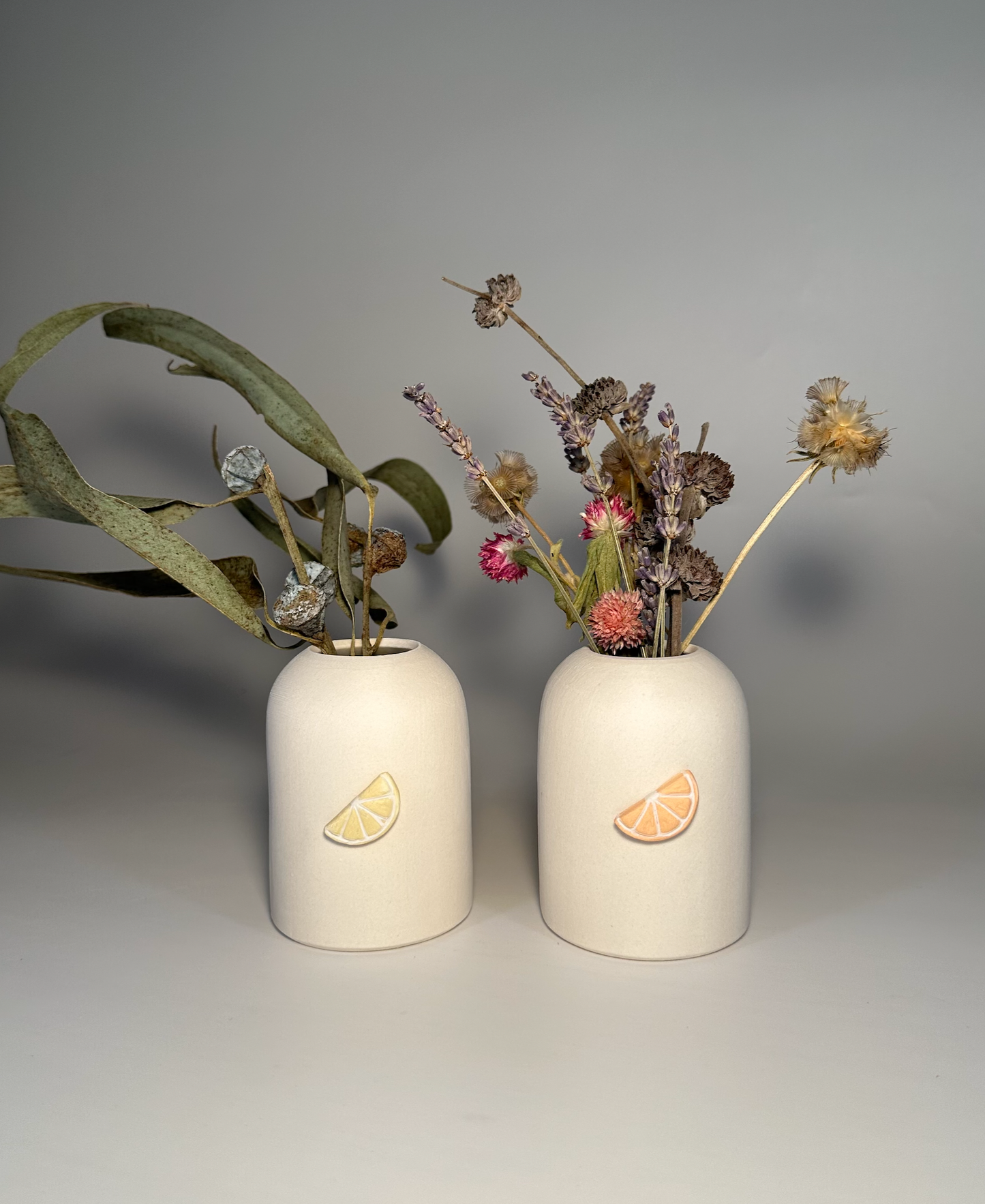 citrus bud vase