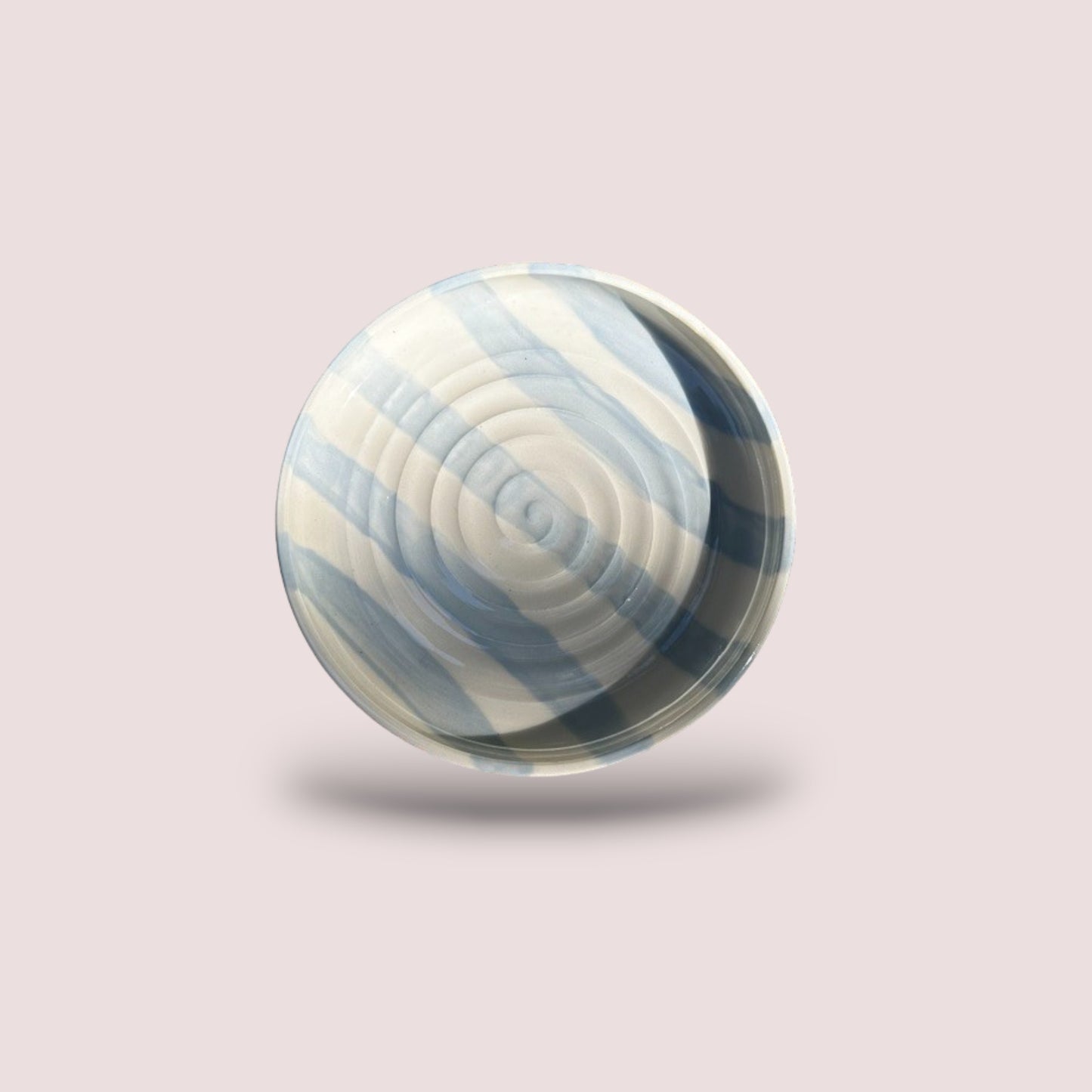 MADE TO ORDER: wheel thrown swirl plates