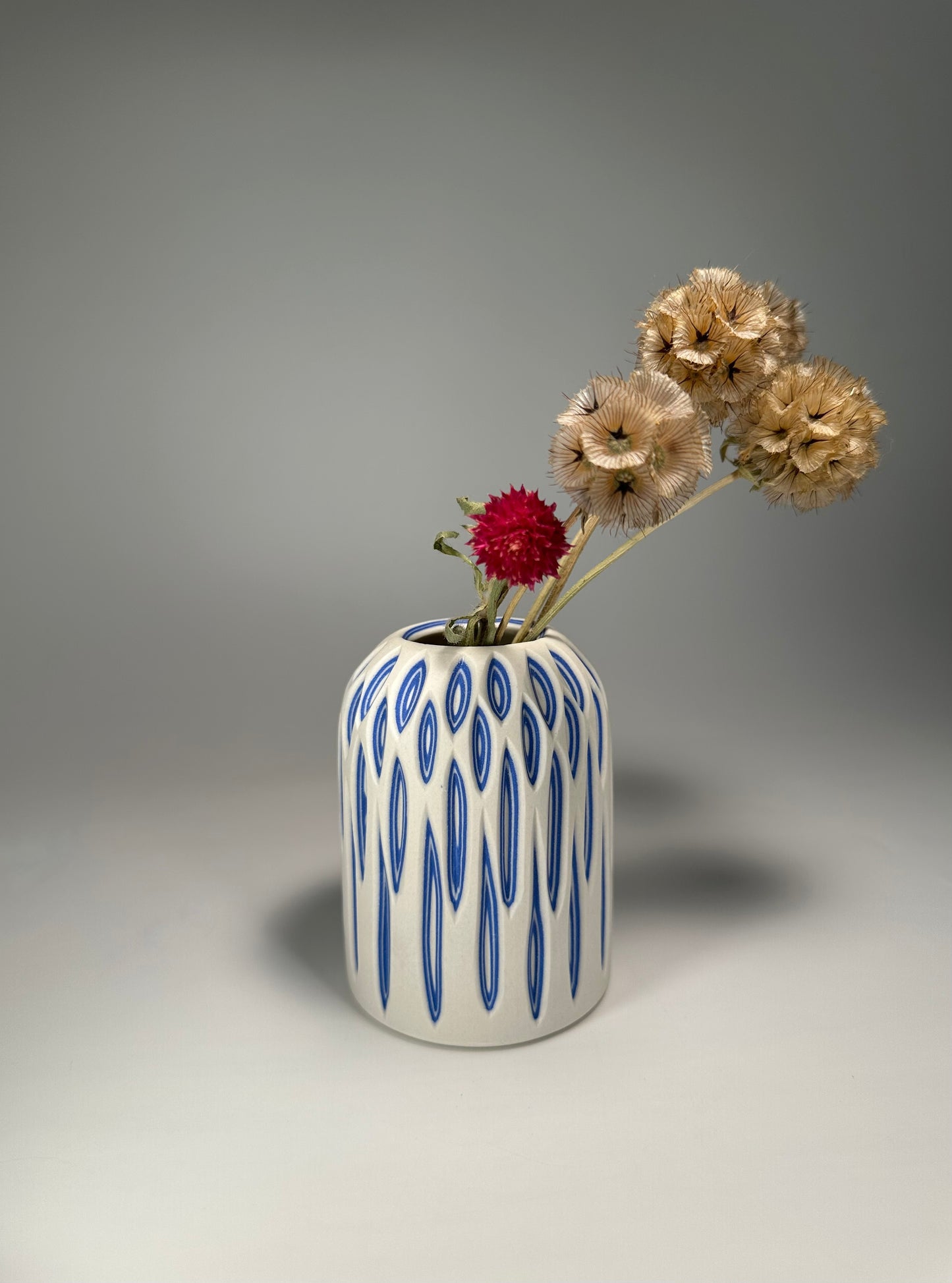 Little Gems: Colorful Carved Bud Vases