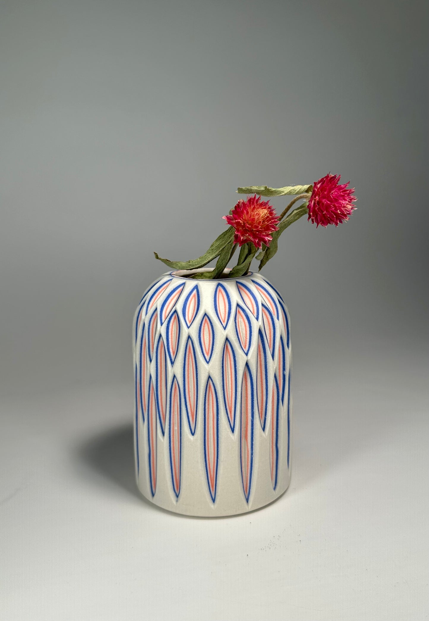 Little Gems: Colorful Carved Bud Vases