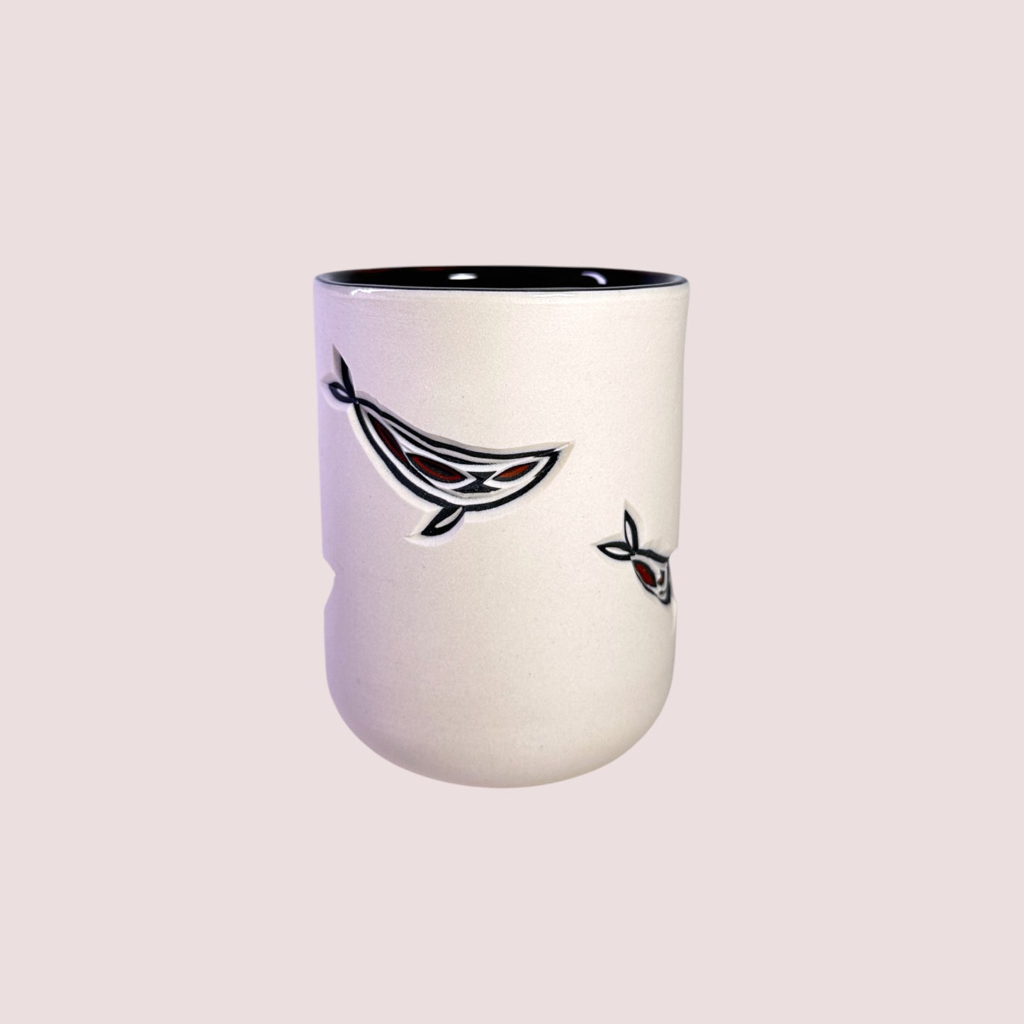 Carved Whale Highball Tumblers